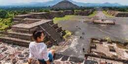 Woman traveling in Mexico